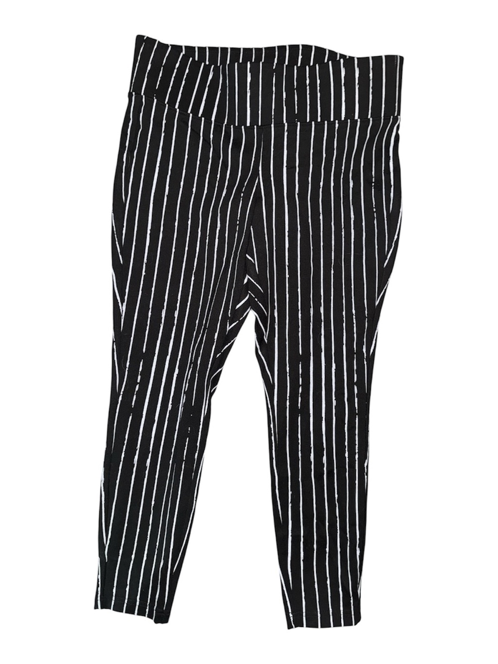Torrid Disney Nightmare Before Christmas Striped Ponte Leggings Size 00